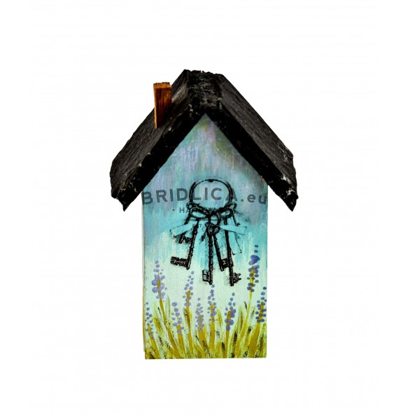 Domček "Kľúče" s bridlicovou strechou 10,5x4,5 cm - Rôzne