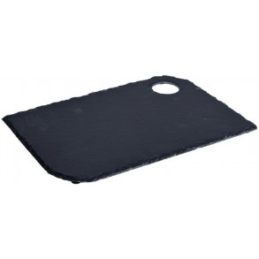 Slate Serving Plate With Hole 30x20 cm 