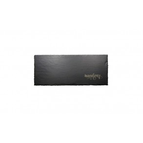 Slate Serving Plate With Laser Engraved Ornament 30x12 cm typ A.