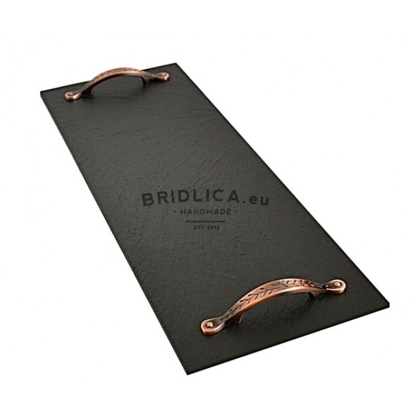 Rectangle Slate Platter EXCLUSIVE copper 44x16 cm - NEW PRODUCTS