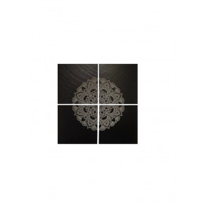Podšálky MANDALA, set, 10 x 10 cm