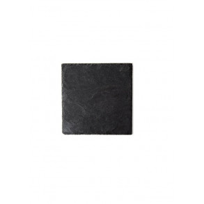 Slate Saucer, square, 1 piece, 8x8 cm, 11x11 cm