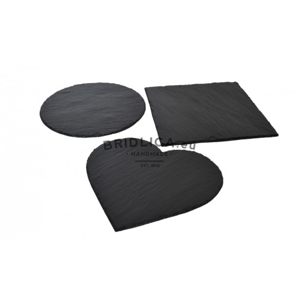 Serving Set "3 Slate Serving Plates" 28x28 cm - NEW PRODUCTS