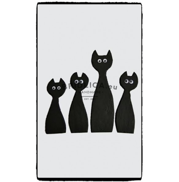 Slate Cat 26,5x7,5 cm type IV. - Animals